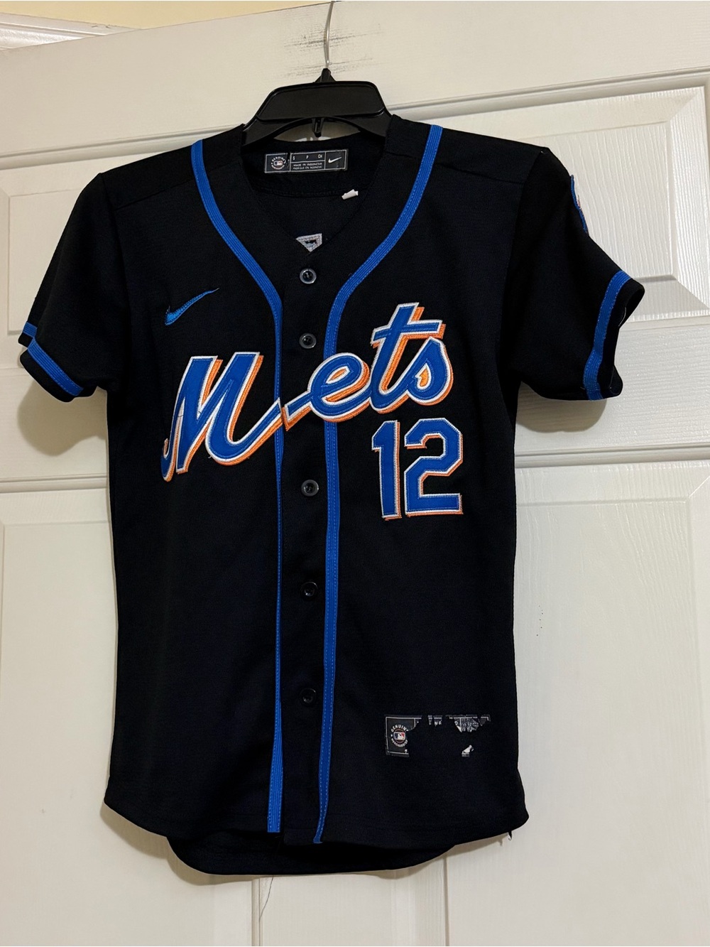 Nike MLB Youth Kids New York Mets #12 Francisco Lindor Jersey Size Small S
